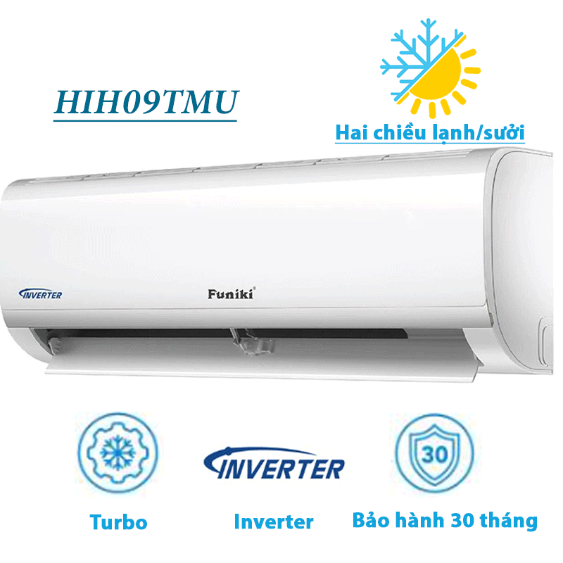 Điều hòa Funiki 9000BTU 2 chiều inverter HIH09TMU