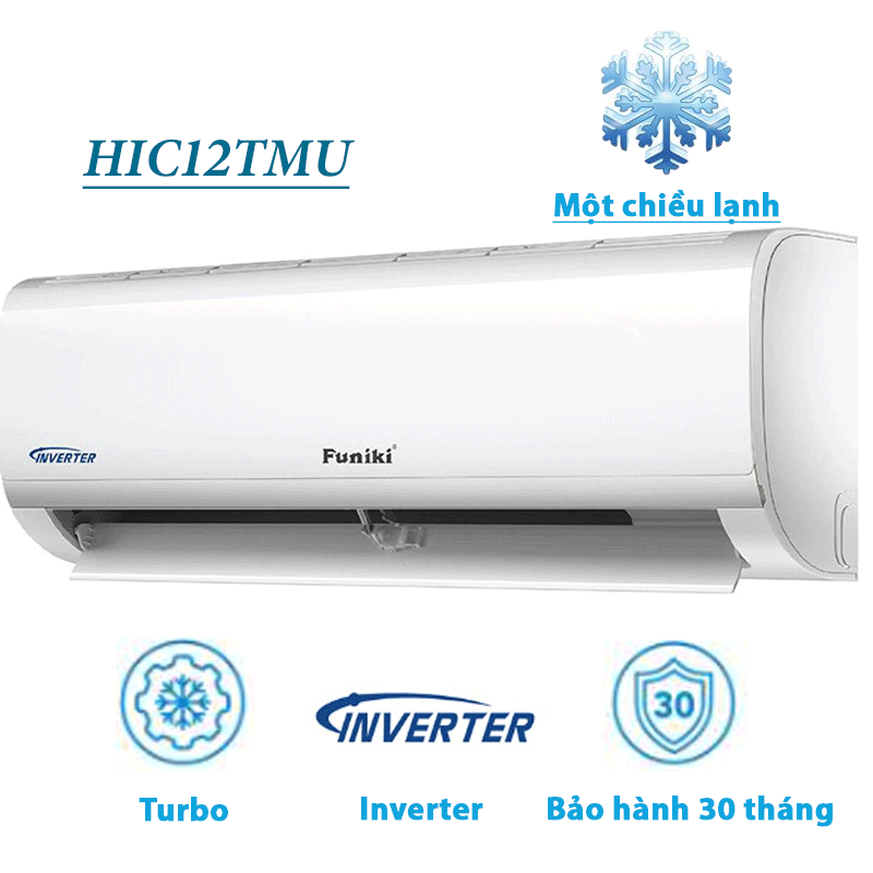 Điều hòa Funiki 12000BTU 1 chiều inverter HIC12TMU
