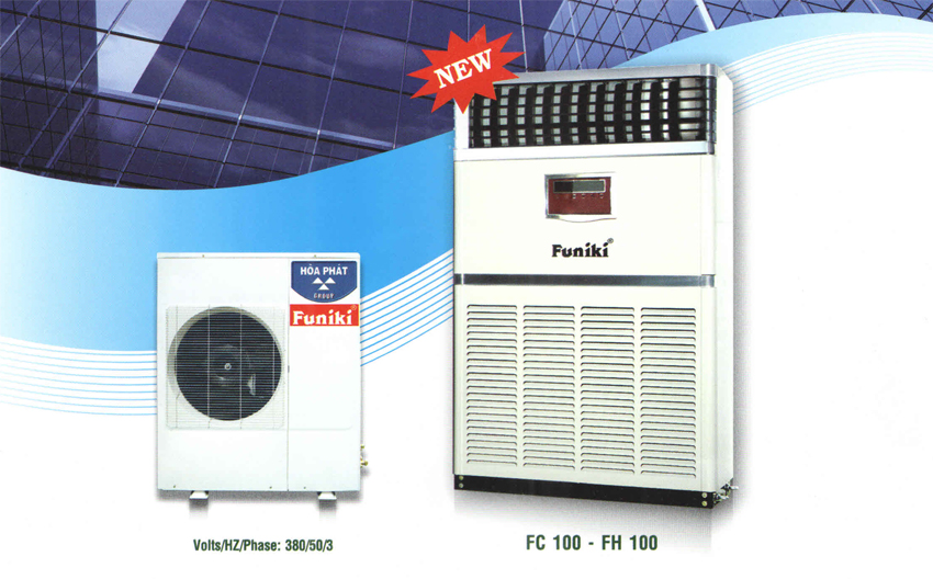 Điều hòa tủ đứng 100000BTU 2 chiều FH100MCC
